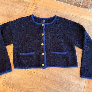 GAP Navy Blazer with Gold Buttons